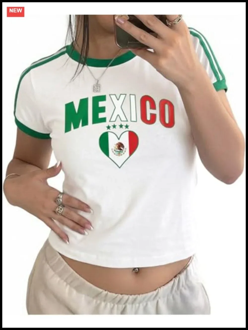 Y2K Graphic Crop Top Letter Print Football Jersey Tee for Women Cotton Blend